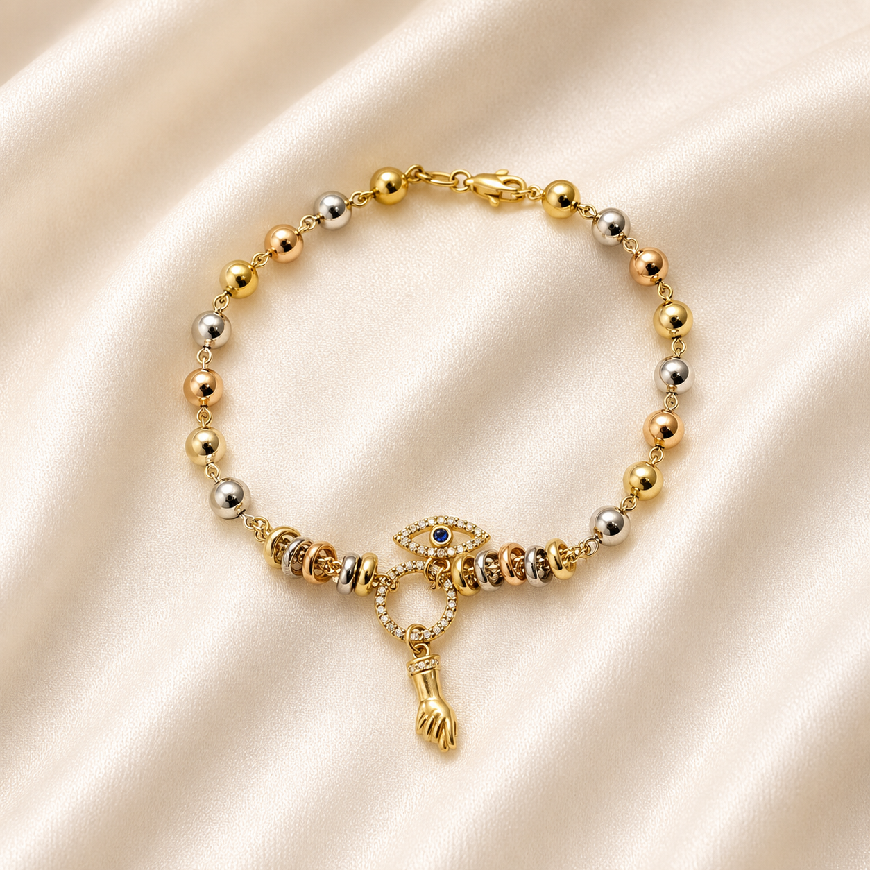 PULSEIRA FEMININA 3 OUROS