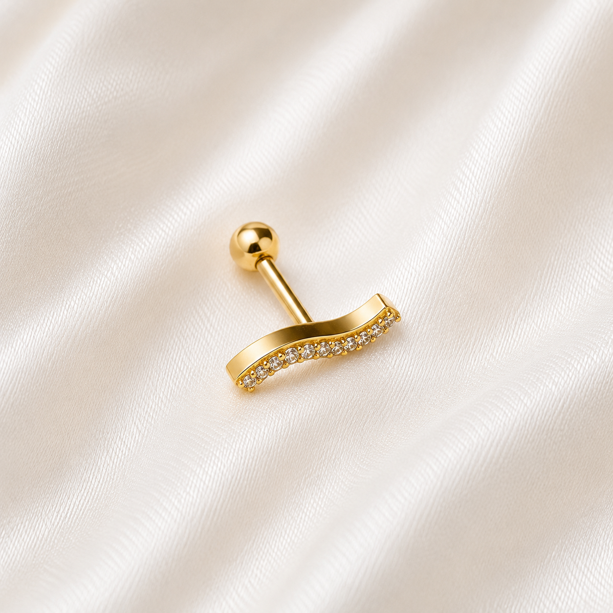 PIERCING COM PEDRAS