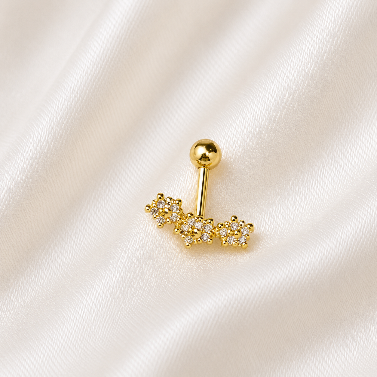 PIERCING COM PEDRAS