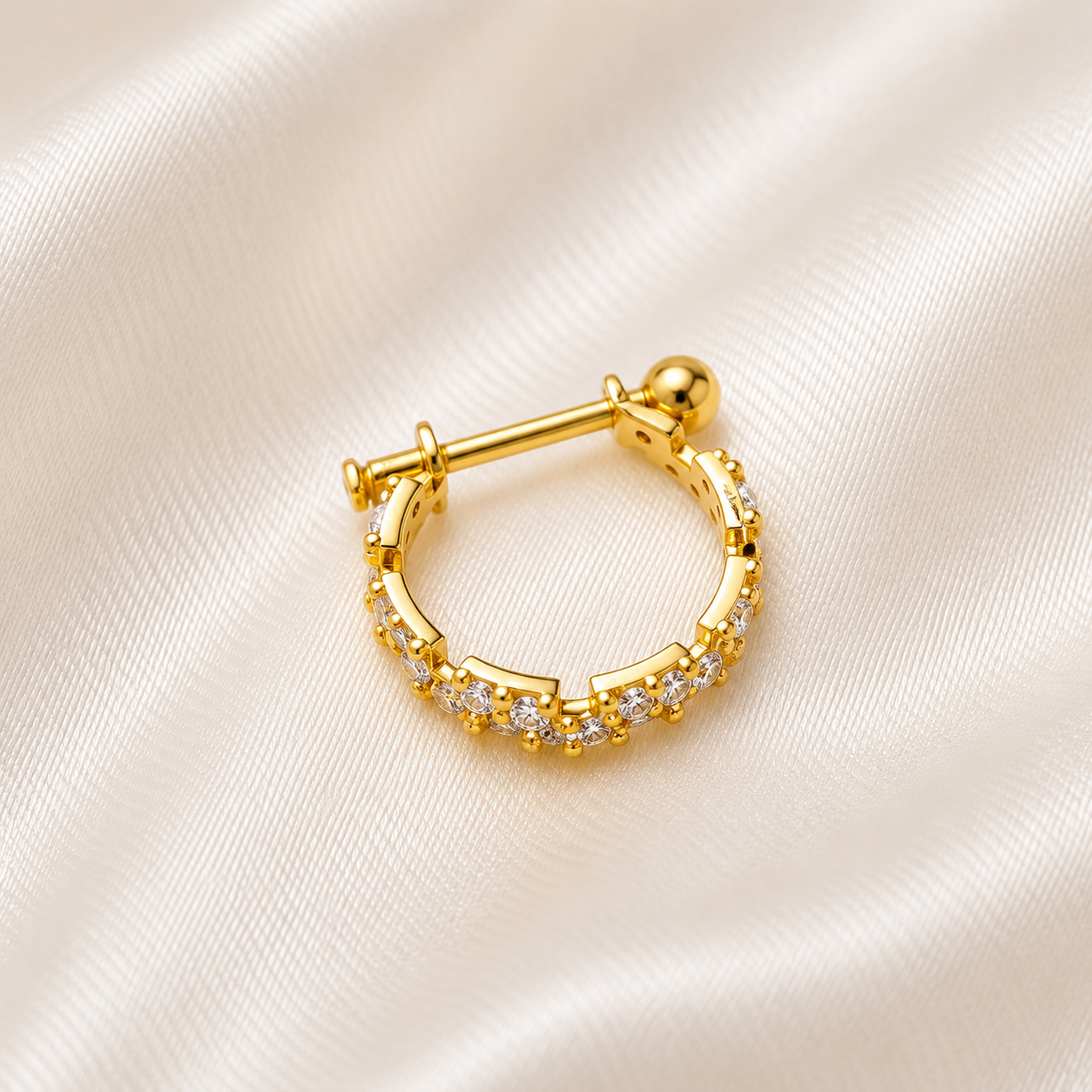 PIERCING COM PEDRAS