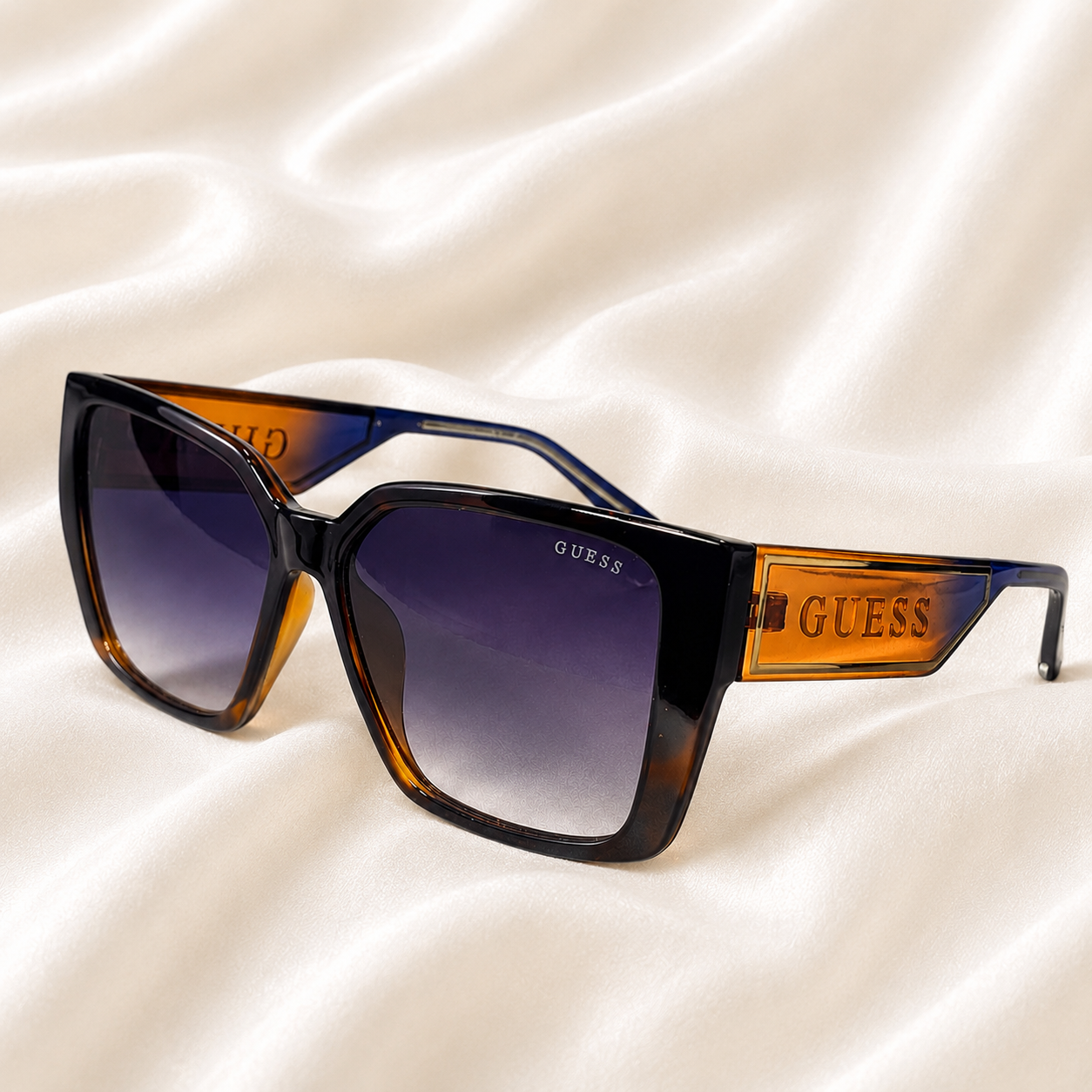 ÓCULOS DE SOL GUESS RETANGULAR OVERSIZED
