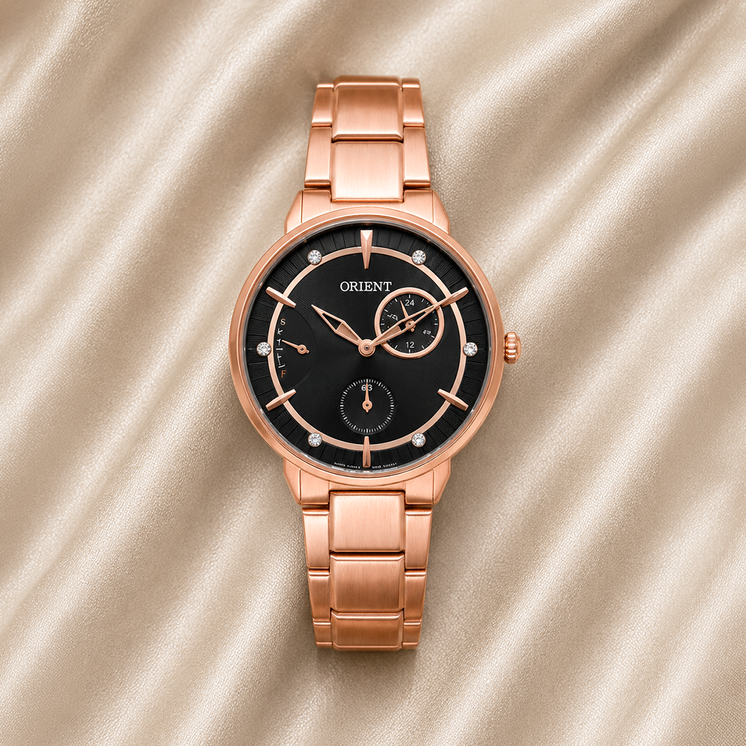 RELÓGIO ORIENT ETERNAL FEMININO ROSE GOLD